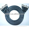 9m 4BNC to 4BNC suitable for cctv cable,Black